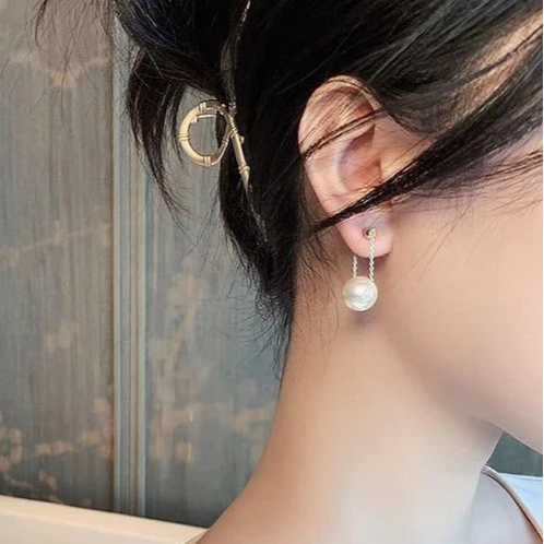 ZRJ032 ZLX Pearl Drop Earrings