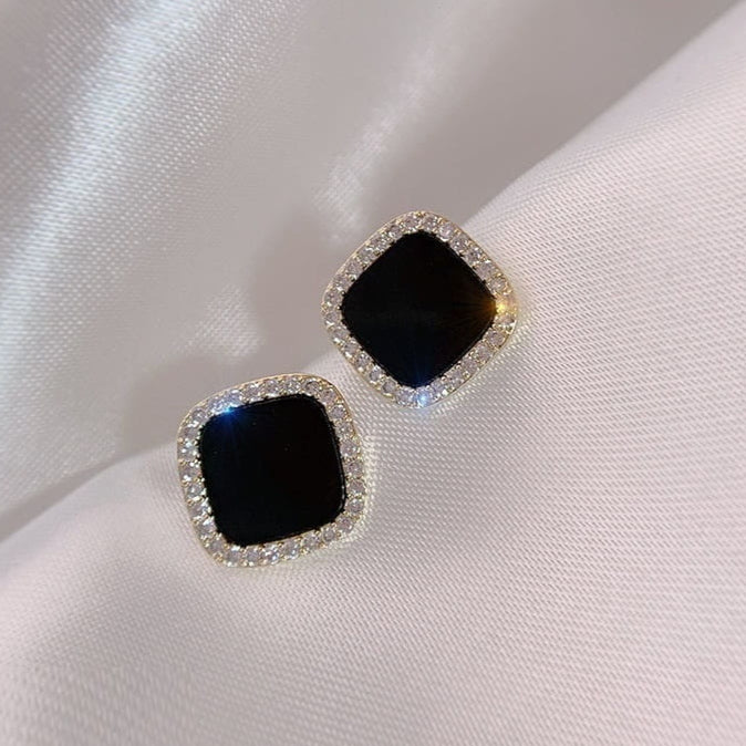 ZRJ399 YYZ Black Painted Square Tops Pair