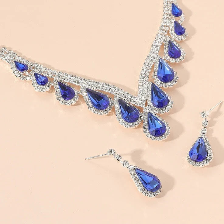 ZRJ014 YJJ Tear Bracket Necklace Set ๐