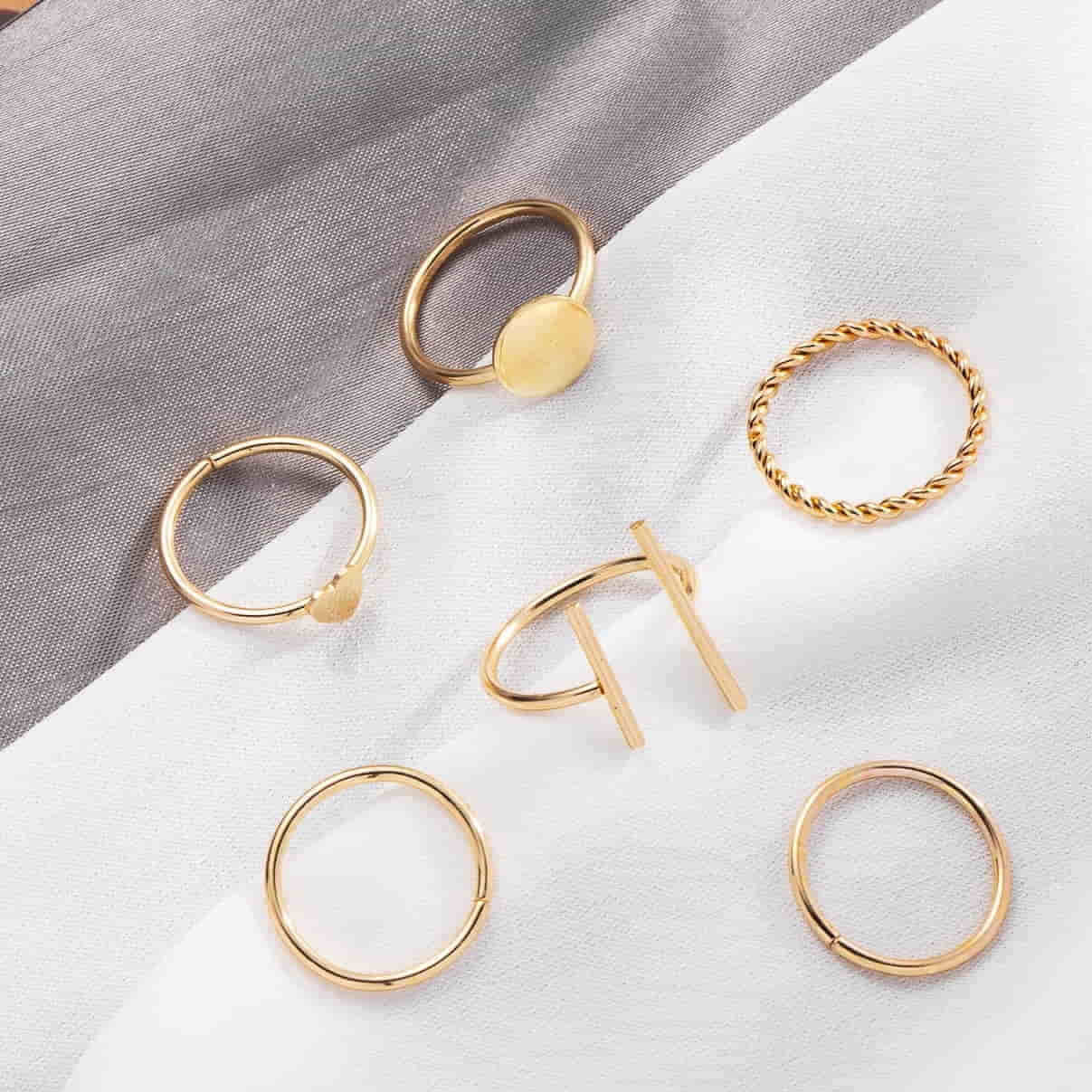 ZRJ280 LSH 6 Midi Rings