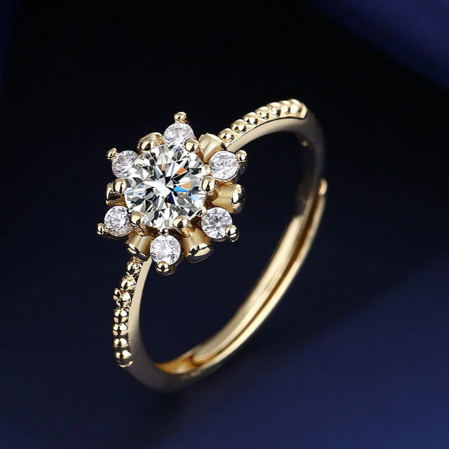 ZRJ516 BLX Flower Ring Adjustable