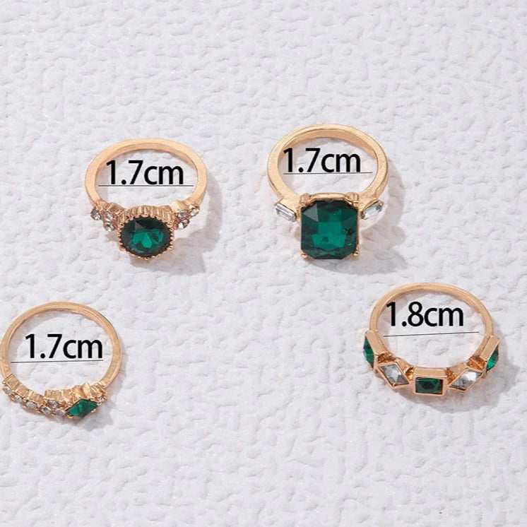 ZRJ553 YYE 4 Midi Rings - CRGH