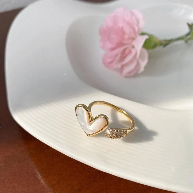 ZRJ596 JEC Painted Heart Ring