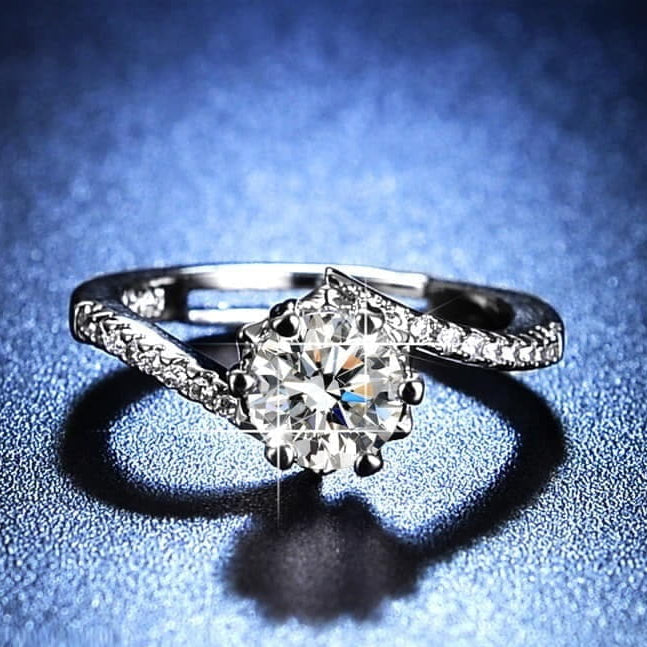 ZRJ459 ZFQ Birthstone Ring Adjustable