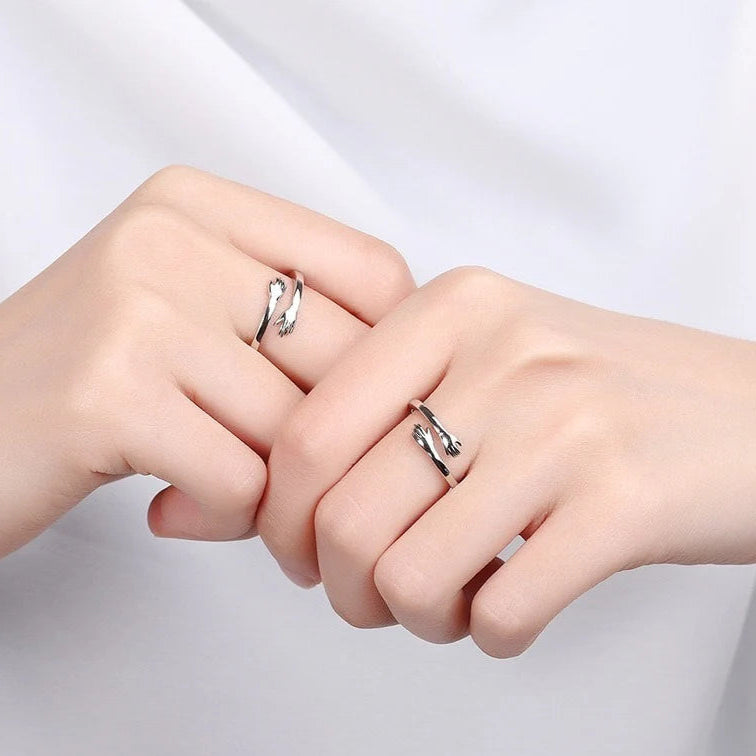 478 BLX Hug Couple Ring Adjustable