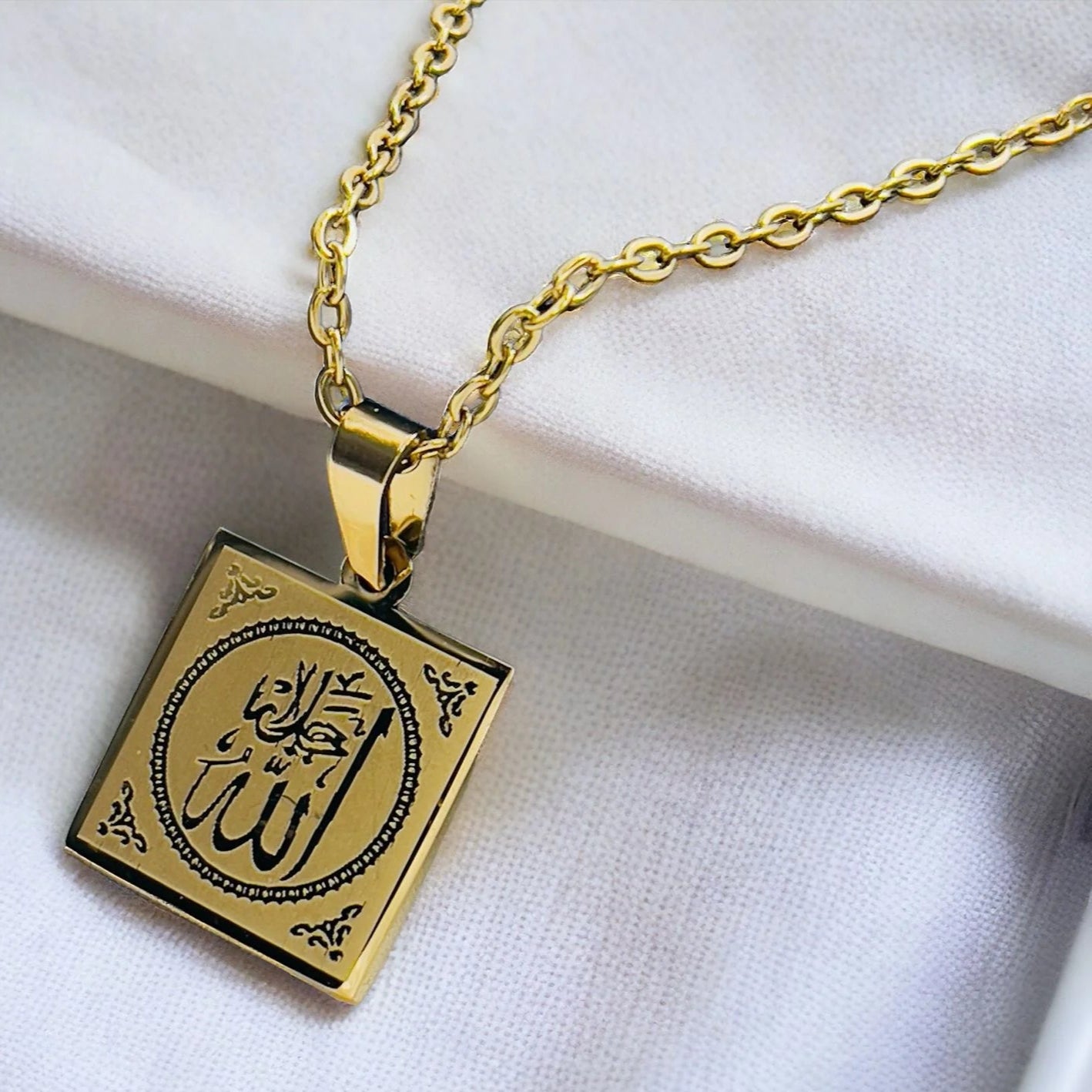 ZRJ014 AJX Calligraphy ALLAH Pendant 👑