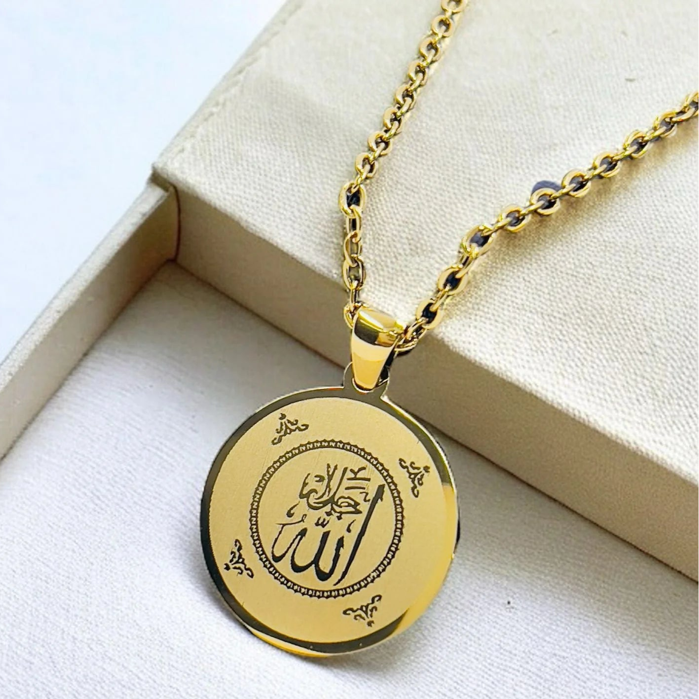 ZRJ012 AJX Calligraphy ALLAH Pendant 👑