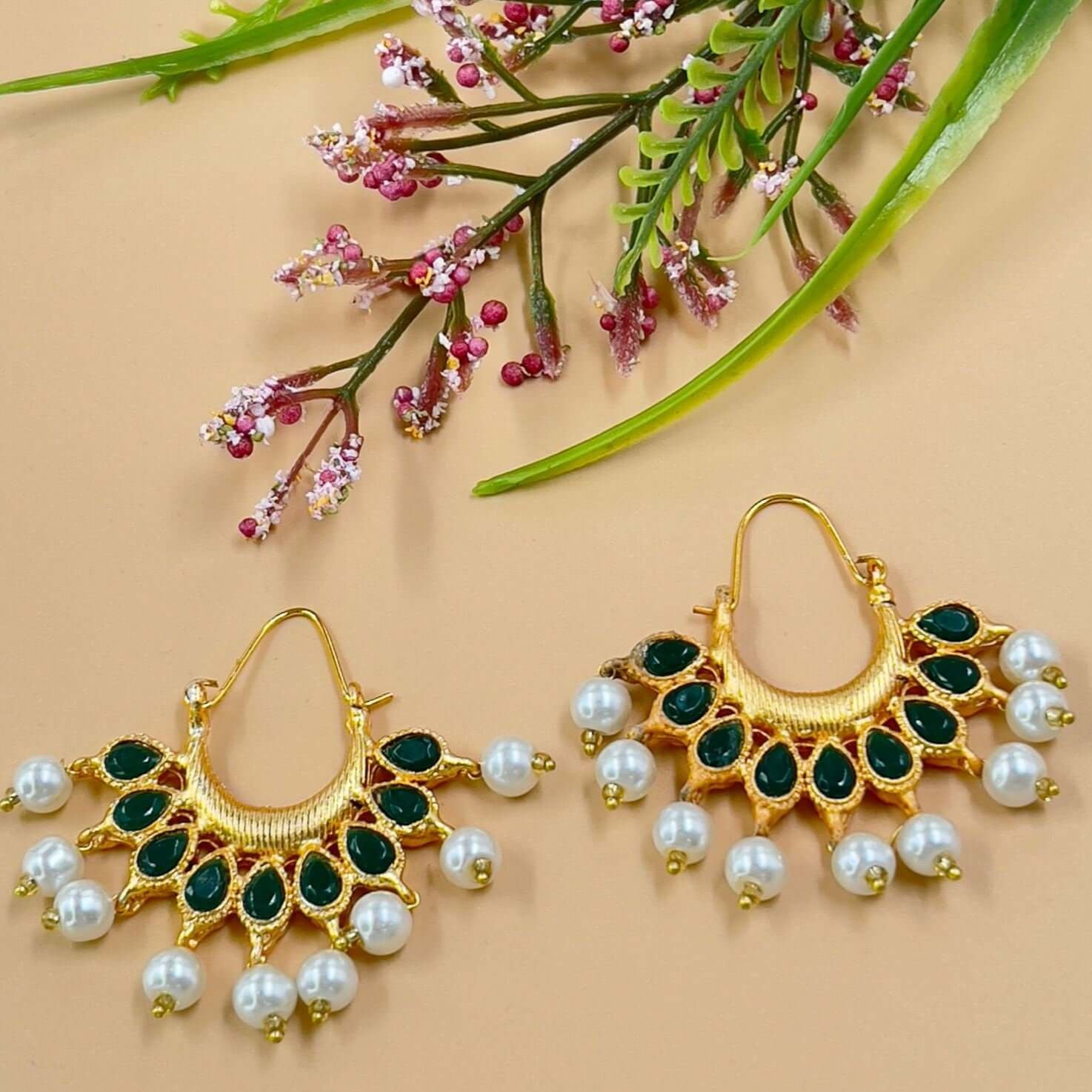 ZRJ093 FRN Pearl Drop Earrings