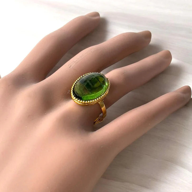 ZRJ041 FRN Oval Ring Adjustable