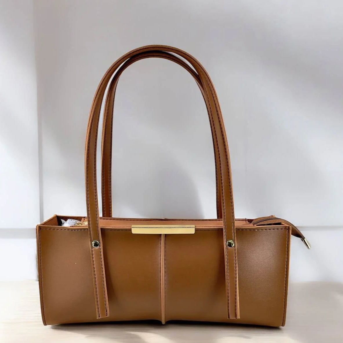ZRJ00018 Rectangular Tote Ladies Hand Bag