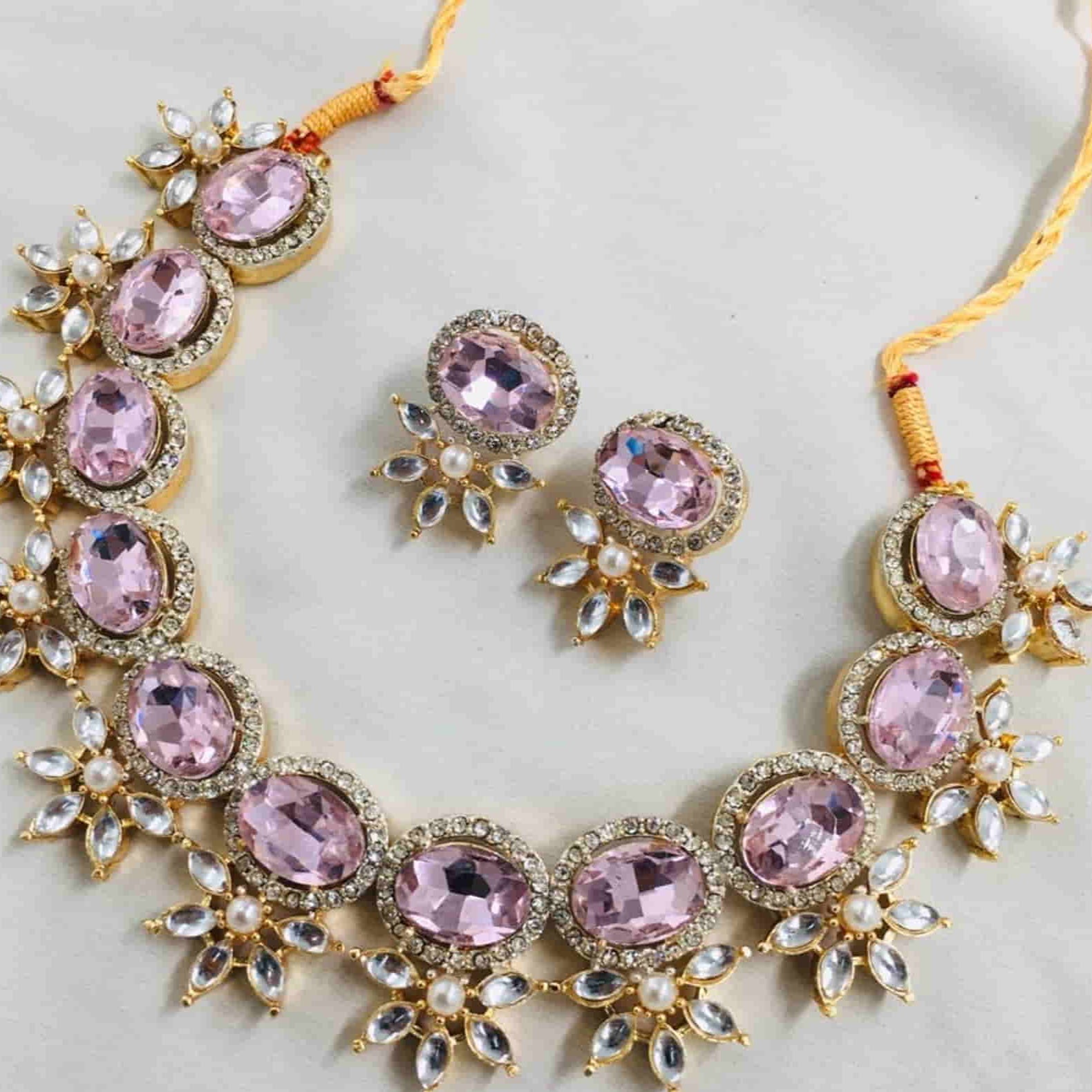 ZRJ226 SDQ Beza Necklace Set ๐