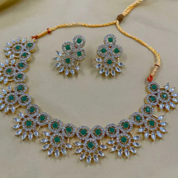ZJN 0005 Round pear shape necklaceπ