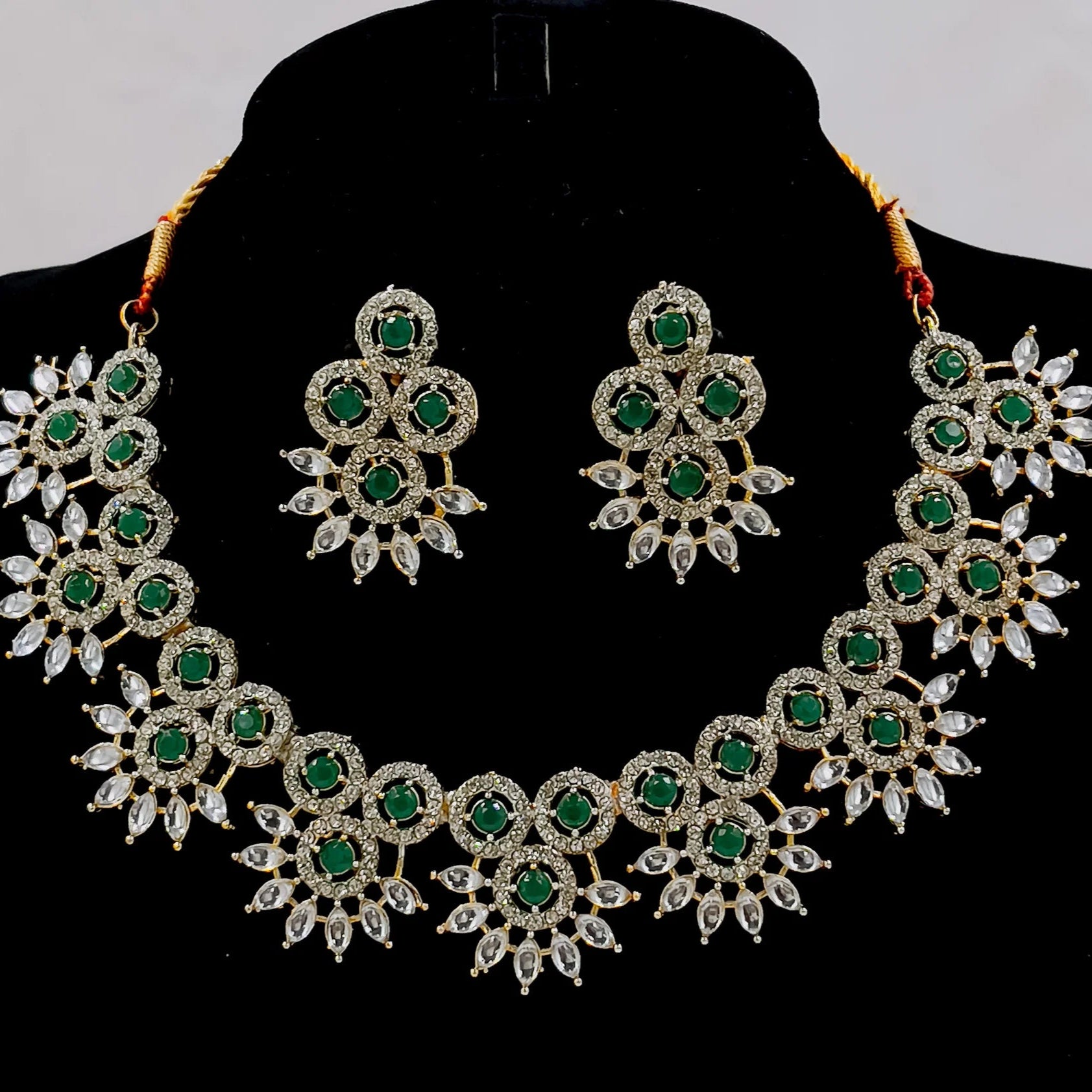 ZJN 0005 Round pear shape necklaceπ