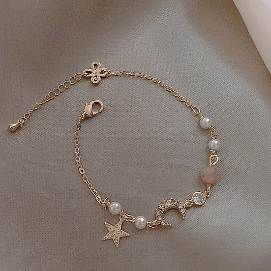 ZRJ228 XST Charms & Beads Chain Bracelet Adjustable