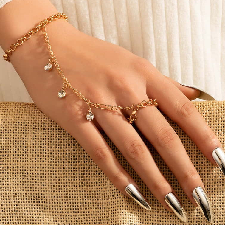 ZHJ309 YYE Link Chain Hand Bracelet Openable