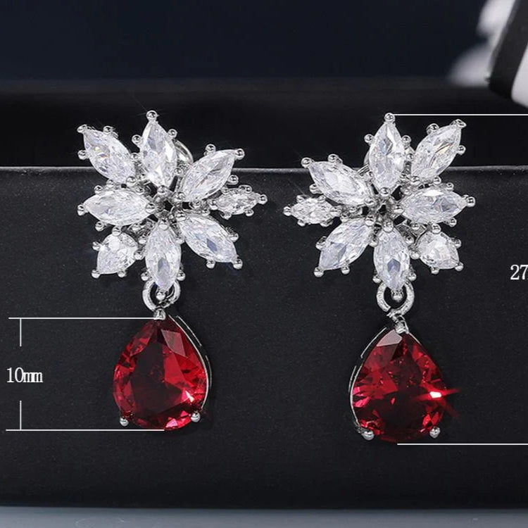 ZRJ277 KRL Leaf Drop Earrings 👑