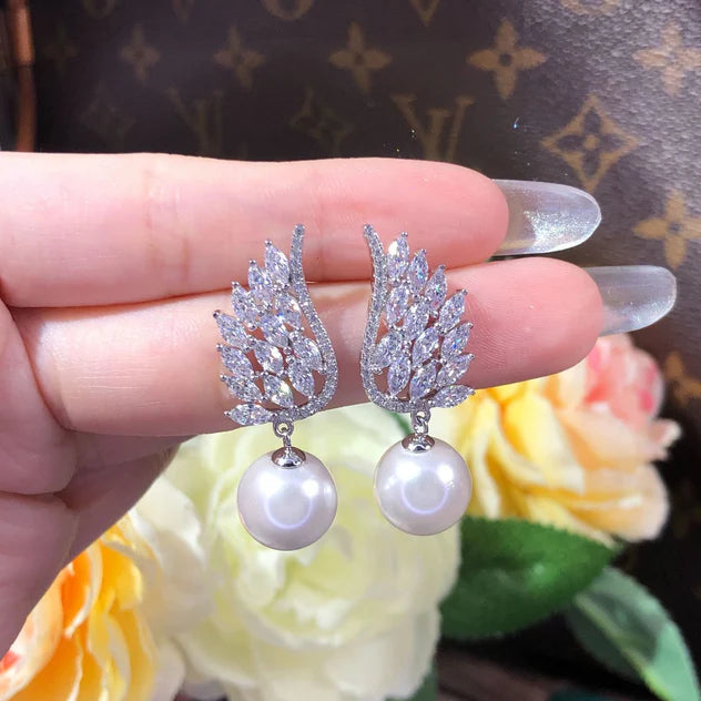 ZRJ423 KRL Pearl Drop Earrings 👑