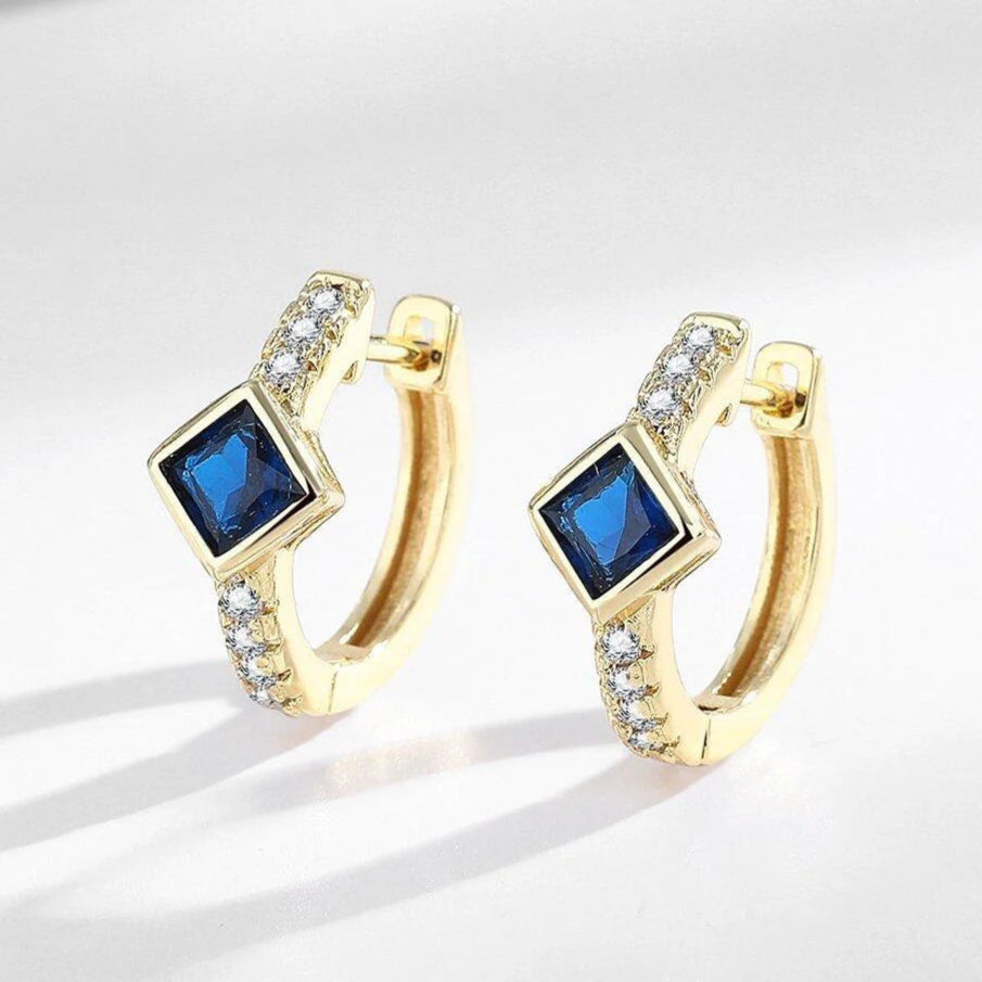 ZRJ00391 BLX Round Square Hoops Pair