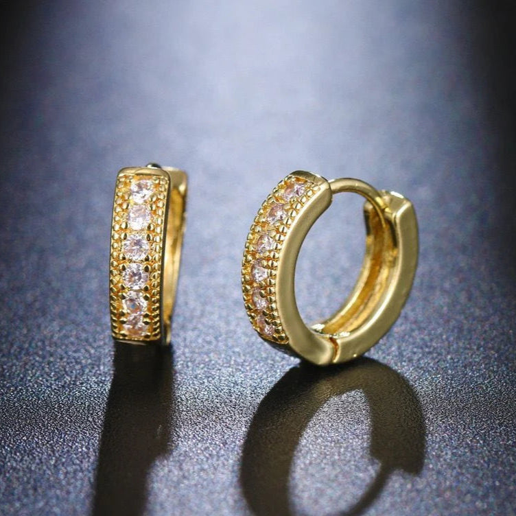 ZRJ00398 BYJ Round Ear Hoops Pair