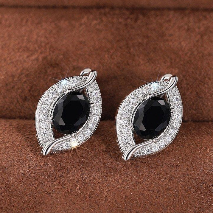 ZRJ00402 CSH Eye/Shape Ear Hoops Pair 👑