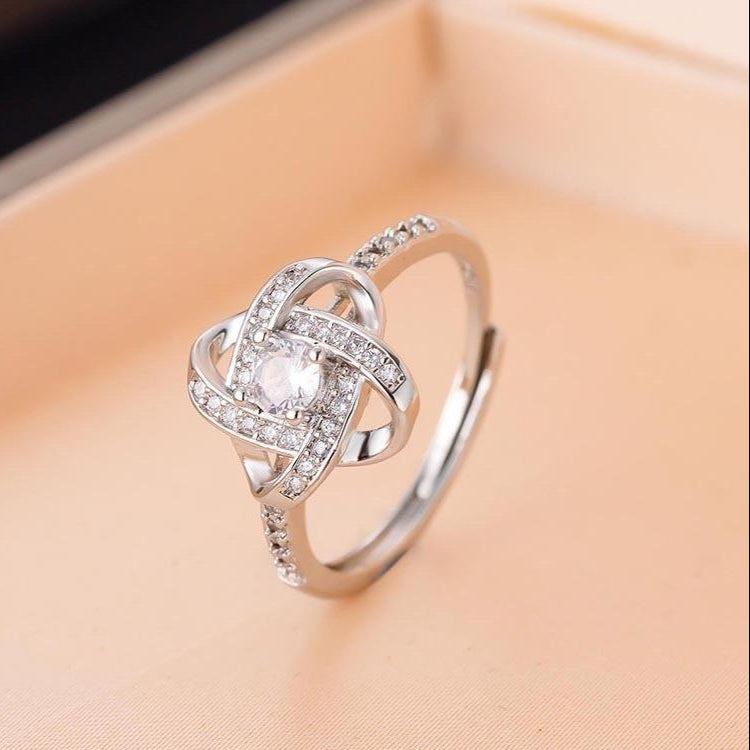 ZRJ00655 JJF Studded Rose Pendant Set 👑