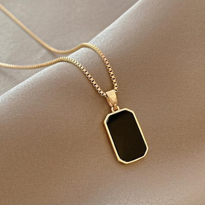 ZRJ414 XST Painted Rectangle Pendant