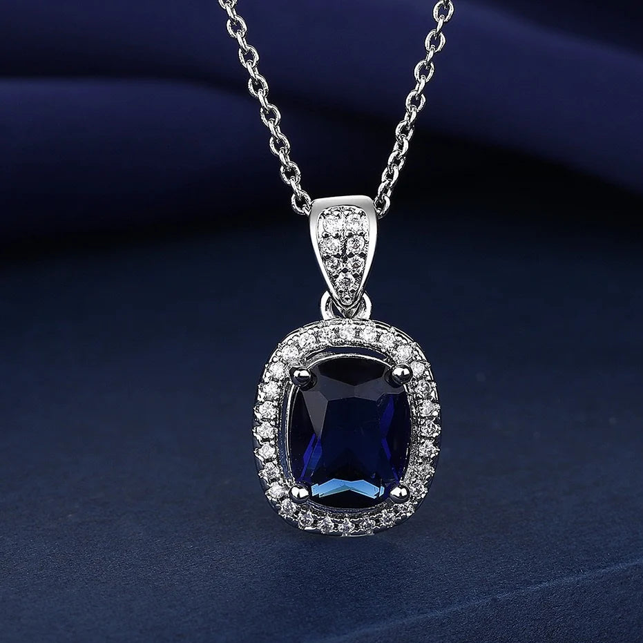 ZRJ474 BLX Imp Cushion Pendant Set 👑