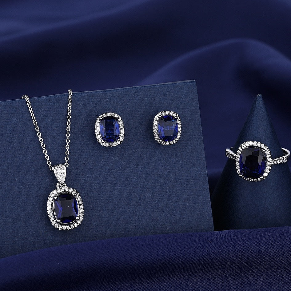ZRJ474 BLX Imp Cushion Pendant Set 👑