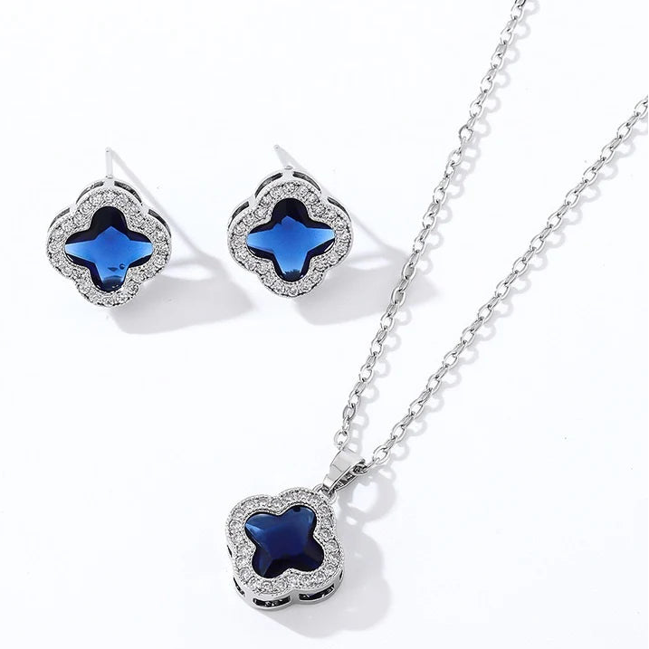 ZRJ483 WKO Imp Flower Pendant Set 👑