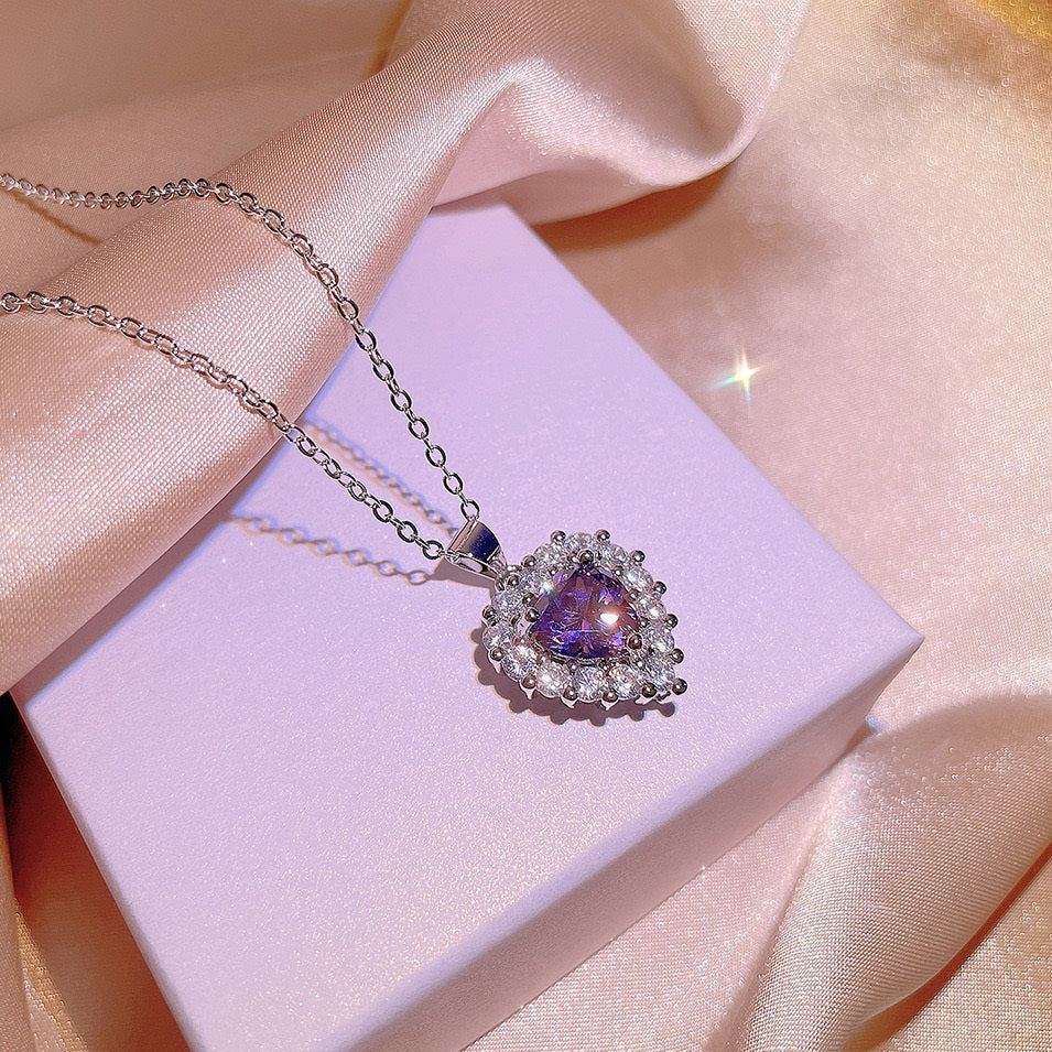 ZRJ619 KYC Heart Pendant Set 👑