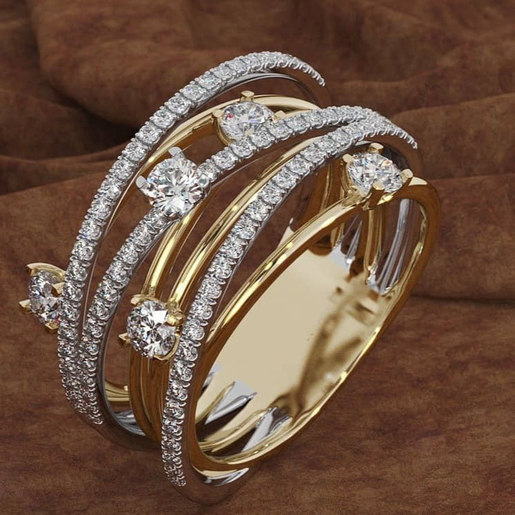 ZJR0001 Zircon Galaxy Ring 👑