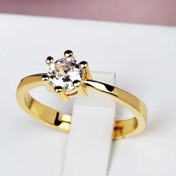 ZRJ078 KYC Imp Adjustable Gold Ring