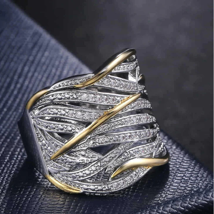 ZJR 0006. Smooth Layers Ring 👑