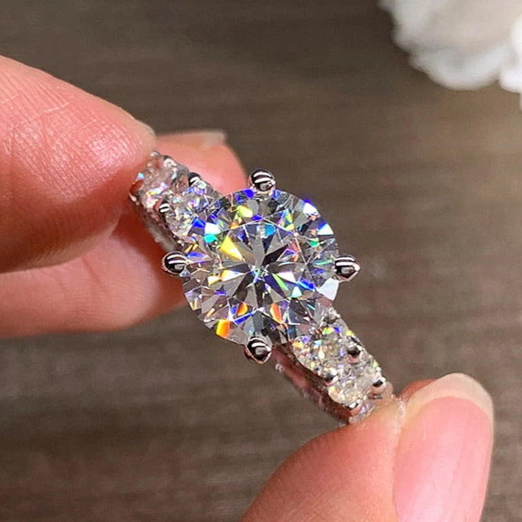 ZRJ340  Cathredral Step Ring 👑