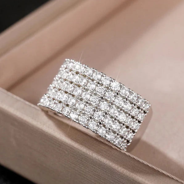 ZRJ345 CSH Trapped Layered Ring 👑
