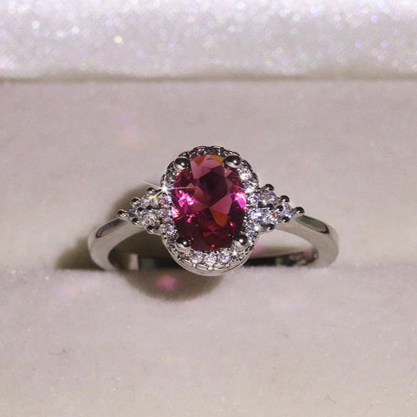 ZRJ401 KYC Step Oval Ring 👑