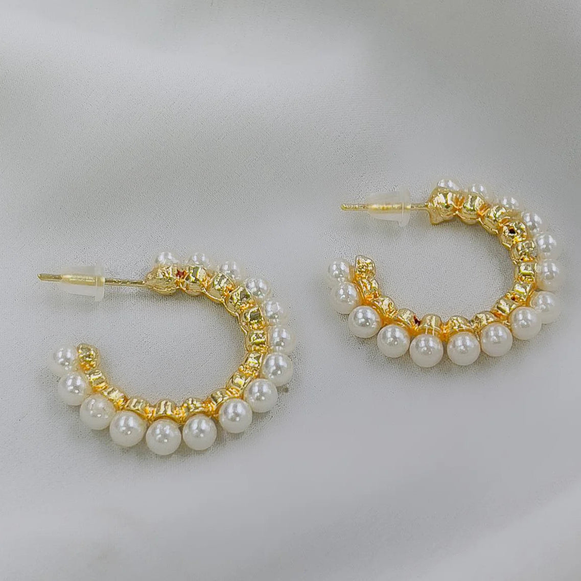 ZRJ184 SDQ Round Pearl Tops Pair