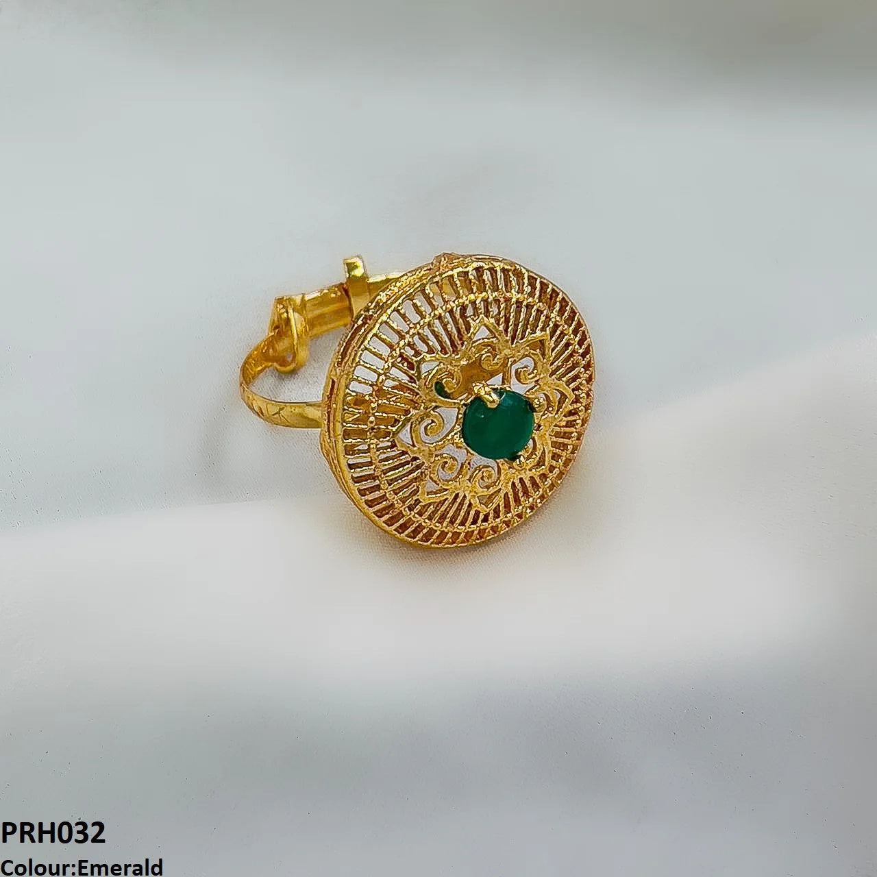 ZRJ032 MZM Round Flower Ring