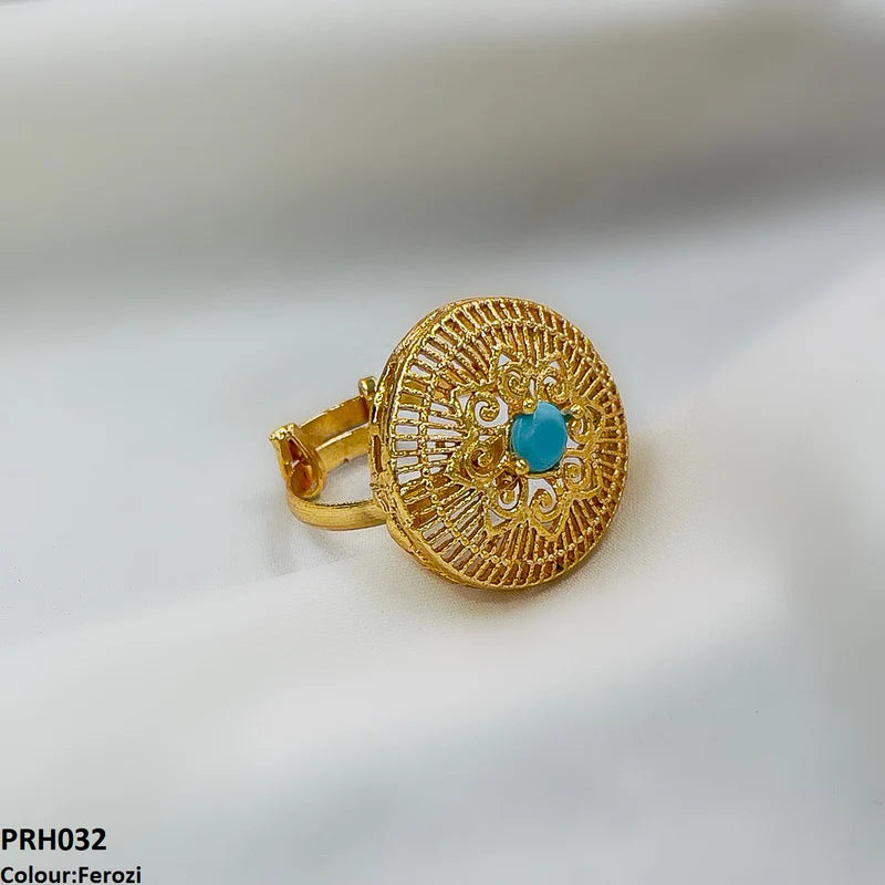 ZRJ032 MZM Round Flower Ring