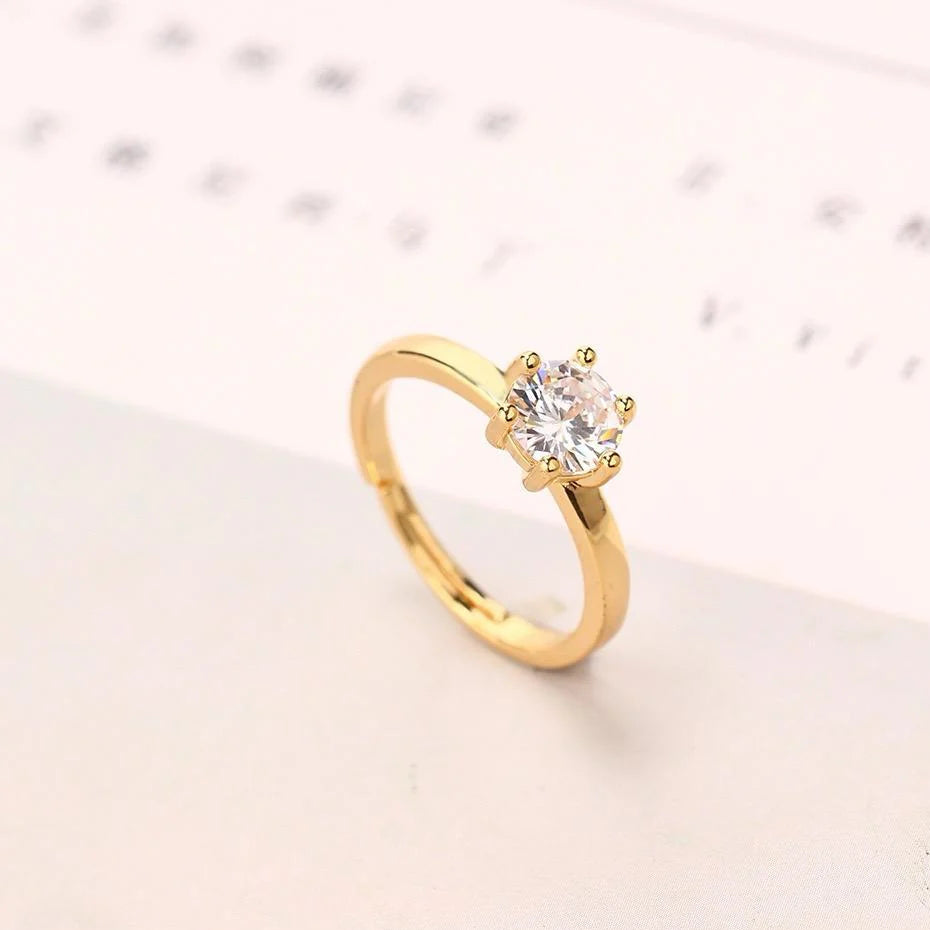 ZRJ078 KYC Imp Adjustable Gold Ring