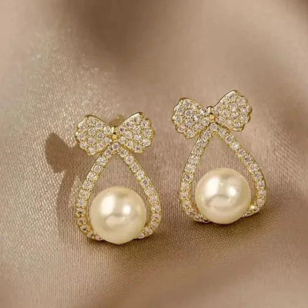 ZRJ190 SDQ Bow Pearl Tops Pair