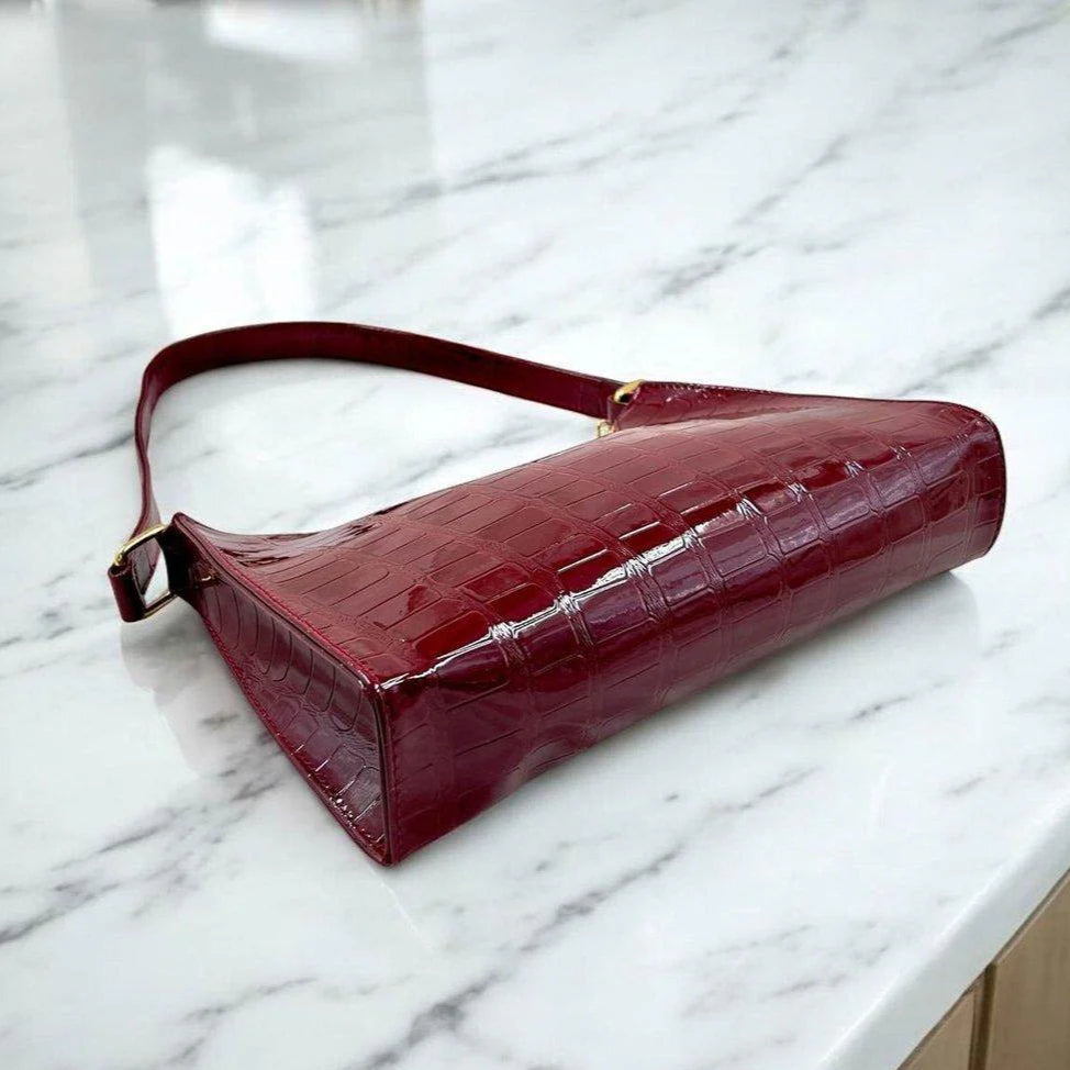 ZRJ00014 Crocodile Pattern Armpit Hand Bag