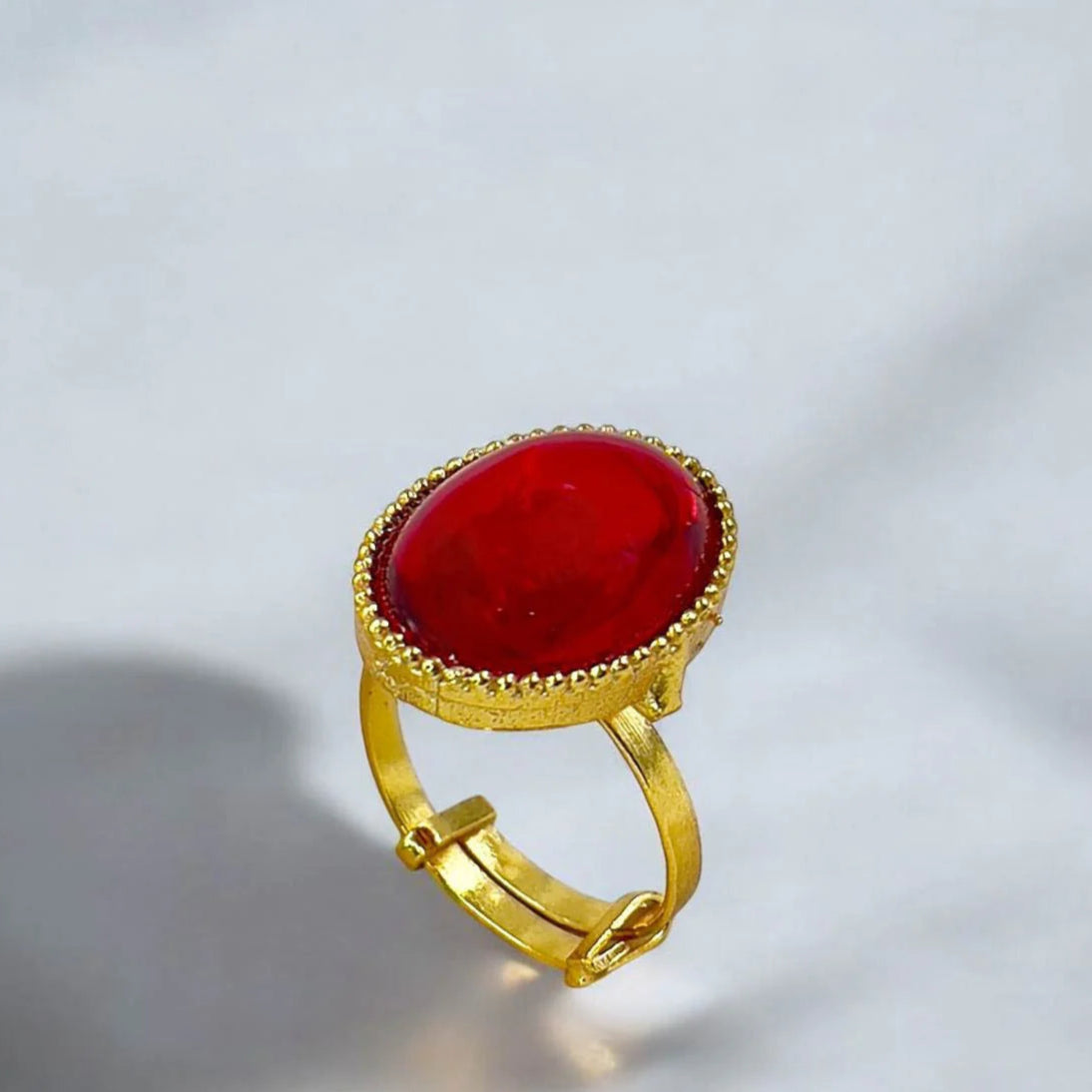 ZRJ041 FRN Oval Ring Adjustable