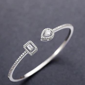 ZJB 0004 Leaf Rectangle hand bracelet 👑