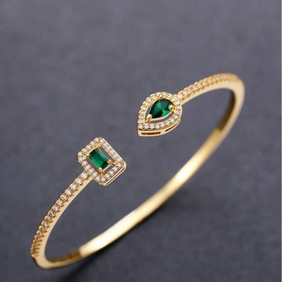 ZJB 0004 Leaf Rectangle hand bracelet 👑