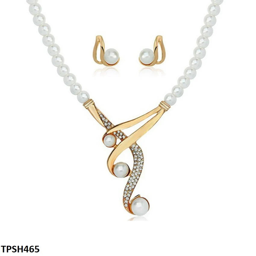 ZJP0002 Pearl Pendent Set👑