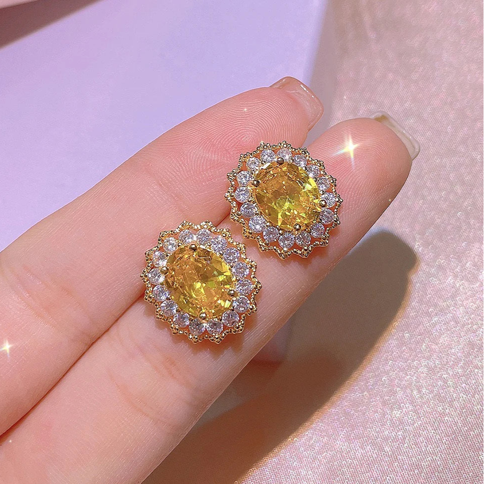 ZRJ620 KYC Oval Pendant Set 👑
